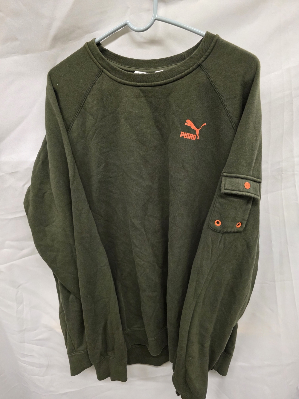Puma x Roaringwild Pocket Crew Neck Sweatshirt Olive XL